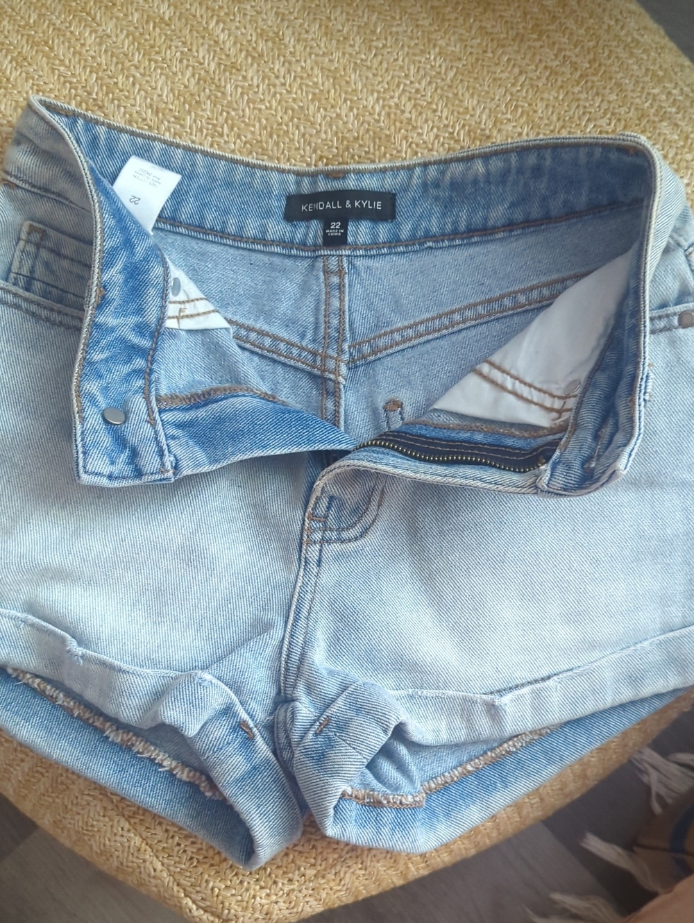 Kendall & Kylie Light Blue Denim Shorts